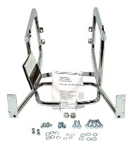 Hepco & Becker Sidecarrier permanent mounted, Chrome - Moto