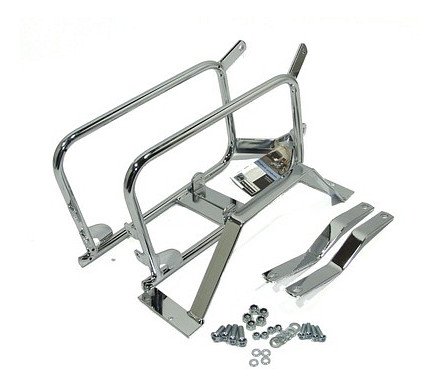 Hepco & Becker Sidecarrier permanent mounted, Chrome - Moto