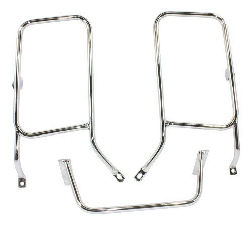 Hepco & Becker Sidecarrier permanent mounted, Chrome - Moto