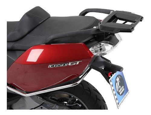 Hepco & Becker Alurack topcasecarrier, Black - BMW C 650 GT