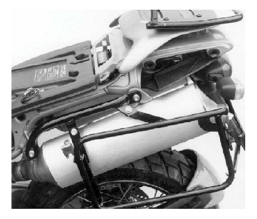 Hepco & Becker Sidecarrier permanent mounted, Black - Cagiva