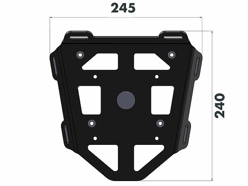 Hepco & Becker Topcase 30 - Nero compreso il portapacchi