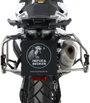 Hepco & Becker Sidecarrierset Cutout, Silver - KTM 790