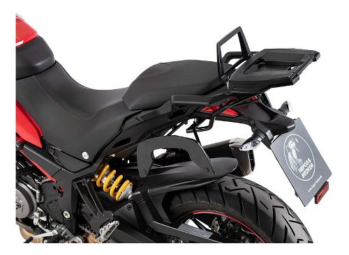 Hepco & Becker Alurack Topcasecarrier, Black - Ducati