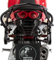 Hepco & Becker Sidecarrier, permanent mounted, Black - Moto