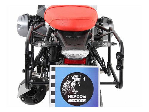 Hepco & Becker Sidecarrier permanent mounted, Black - BMW R