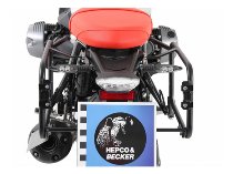 Hepco & Becker Sidecarrier permanent mounted, Black - BMW R