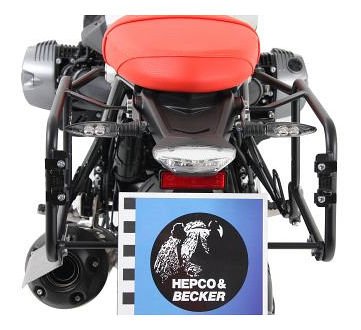 Hepco & Becker Sidecarrier permanent mounted, Black - BMW R