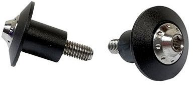 Kit visserie Carbonworld, support de réservoir, noir-argent