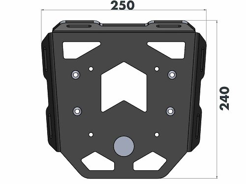 Yamaha Minirack MT 09-SP ab 2018 anthrazit