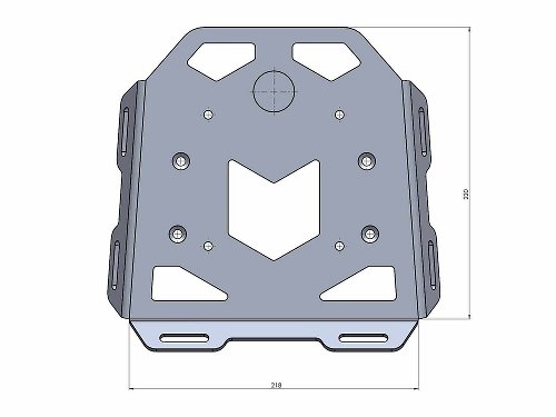 Hepco & Becker Minirack Softluggage Rear Rack, Black - Moto