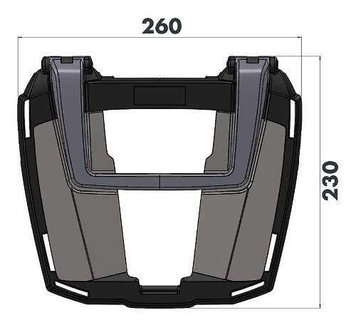 Hepco & Becker Easyrack Topcaseträger, Schwarz - Moto Guzzi