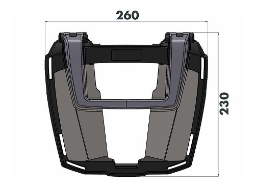 Hepco & Becker Easyrack Topcaseträger, Schwarz - Aprilia