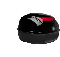 Vespa top case 32lts, negro - brillante