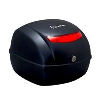 Vespa topcase 32lts, negro - mate
