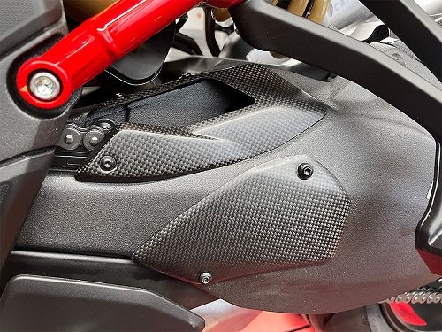 Carbonworld swingarm protector set, carbon suitable for