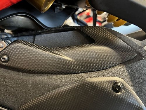 Carbonworld swingarm protector set, carbon suitable for