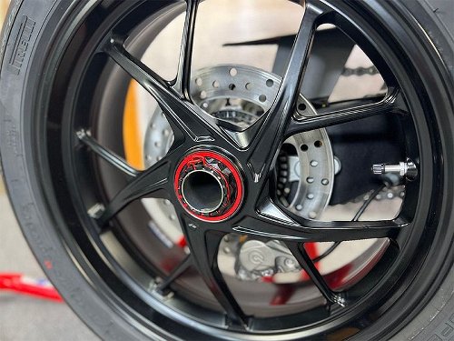 Carbonworld Konusring Radseite rot für Ducati