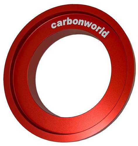 Carbonworld Konusring Radseite rot für Ducati