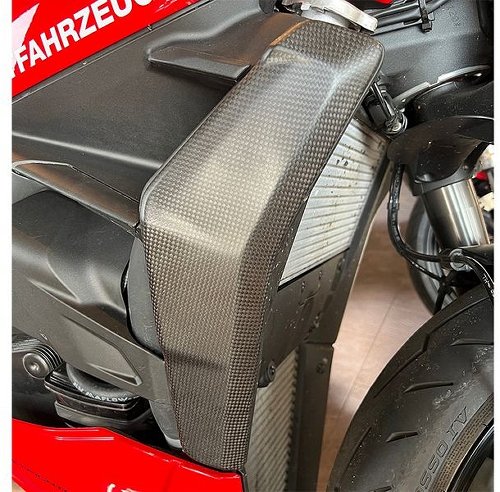Carbonworld radiator covers, carbon, matt suitable for