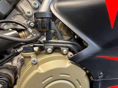Support de réservoir Carbonworld en carbone pour Ducati