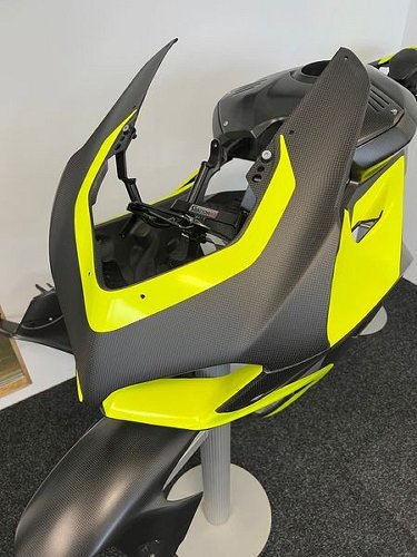 Ducati Panigale V4 - Protège carénage en carbone -