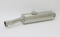 Mistral Silencer, round, stainless-steel, ice grey,