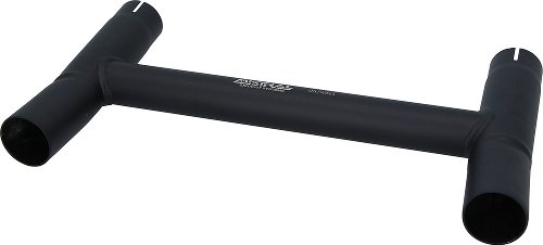 Tubo de interferencia Mistral, 38mm, VA, negro mate - Moto