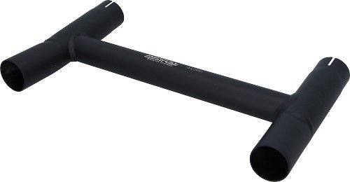 Tubo de interferencia Mistral, 38mm, VA, negro mate - Moto