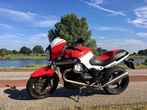 Mistral Auspuff, konisch, VA, matt, mit EG-ABE - Moto Guzzi