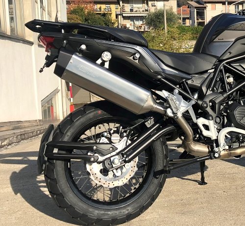 Mistral Auspuff, Exagon, VA, poliert, Euro4, 5 - Benelli 502