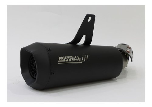 Mistral exhaust Avion GT, stainless steel, matt black, EURO5