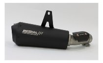 Scarico Mistral Avion GT, acciaio inox, nero opaco, EURO5 -