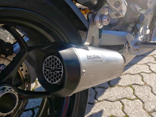 Mistral exhaust Avion GT, stainless steel, matt, EURO5 -