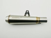 Scarico Mistral corto, acciaio inox, opaco, E5+ - adatto per