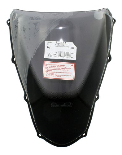 MRA Fairing screen, original shape, grey, with homologation