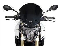 MRA fairing shield, Touring, black, with homologation - BMW