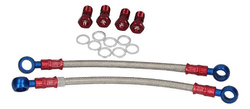 Fren Tubo oil pressure gauge lines set, type 2 - Ducati