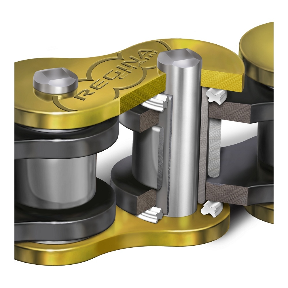 Regina chain 525 ZRP 96 links open + rivet lock Spare Parts for