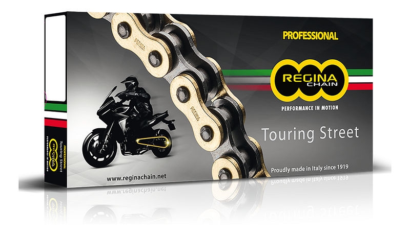 Regina chain 525 ZRT 122 links, open with rivet lock Spare Parts