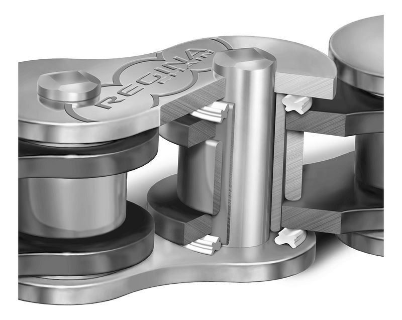 Regina chain 520 ZRA 112 links open + rivet lock Spare Parts for