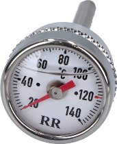 RR Ölthermometer weiß 20x2.5x50, Honda 125CBR,250 Helix,