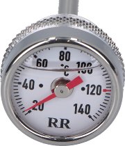 RR Oil thermometer white - KTM 600 GS with Rotax engine