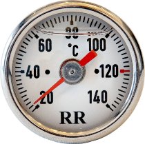 RR Oil thermometer white - Harley Davidson Fat Boy,