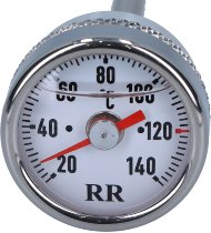 RR Ölthermometer weiß 20x2.5x100, Honda 125 MSX,300 SHI,