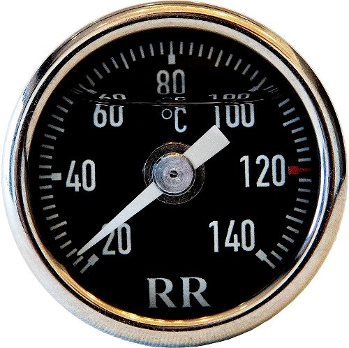 RR Oil thermometer black 24x3x72 - KTM 400 LC4 to 1994