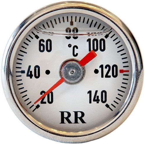 RR Ölthermometer weiß, KTM 250, 300, 400, 450, 525 SX, EXC