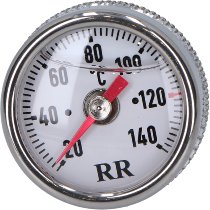 RR Oil thermometer white - Aprilia 750 Dorsoduro, Shiver SL,