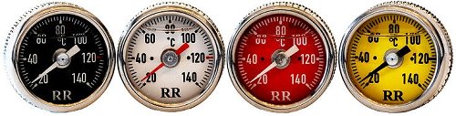 RR Oil thermometer white - BMW K1600 GT, GTL