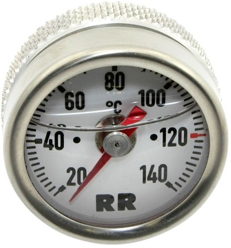 RR Oil thermometer white 27x1.5x25, Yamaha 600, 750, 1100,